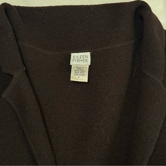 Eileen Fisher Black Cardigan - Picture 2 of 2